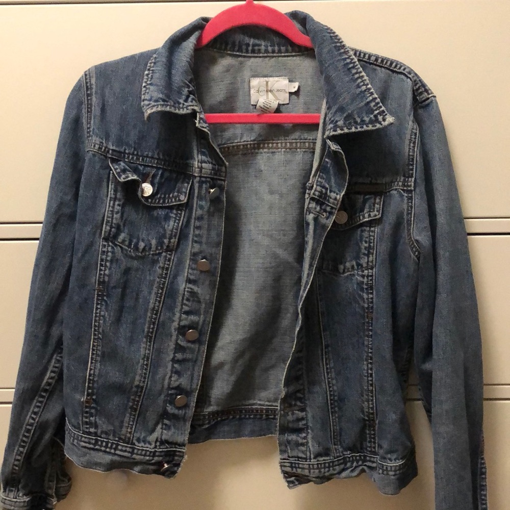 Calvin Klein jean jacket some M